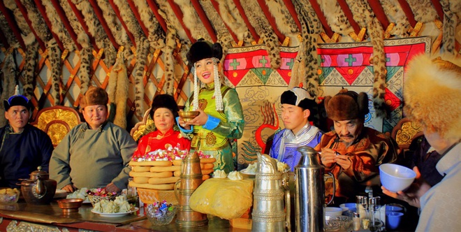 Người Mông Cổ đón Tết nguyên đán